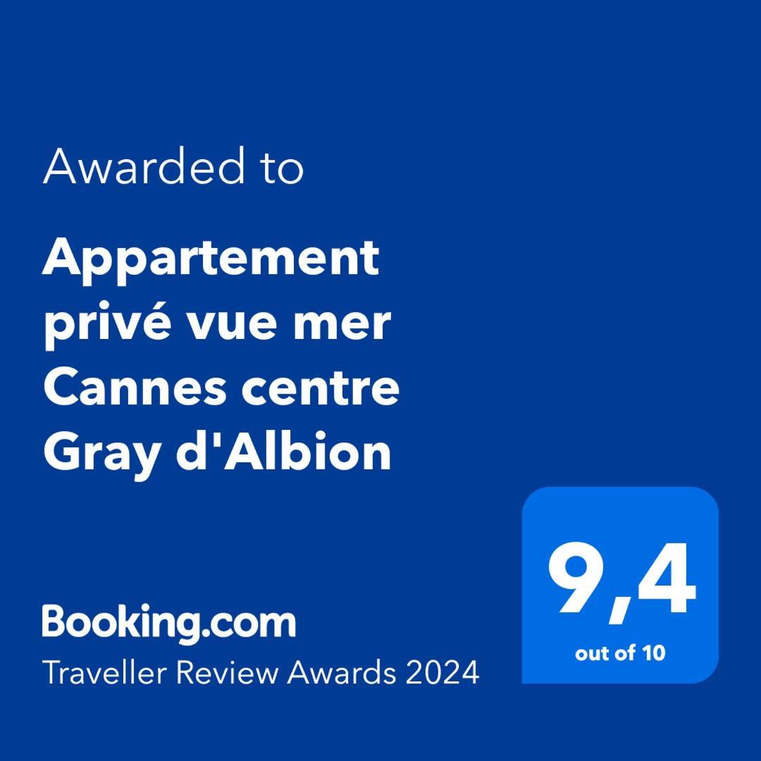 Appartement Prive Vue Mer Cannes Centre Gray D'Albion Экстерьер фото