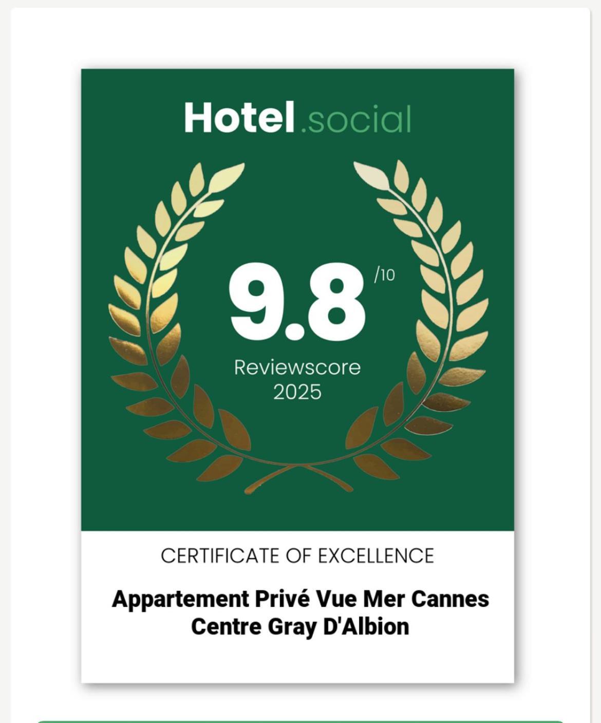 Appartement Prive Vue Mer Cannes Centre Gray D'Albion Экстерьер фото